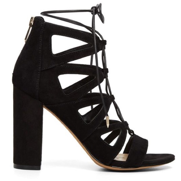Sam Edelman. Yona Black Suede Sandal